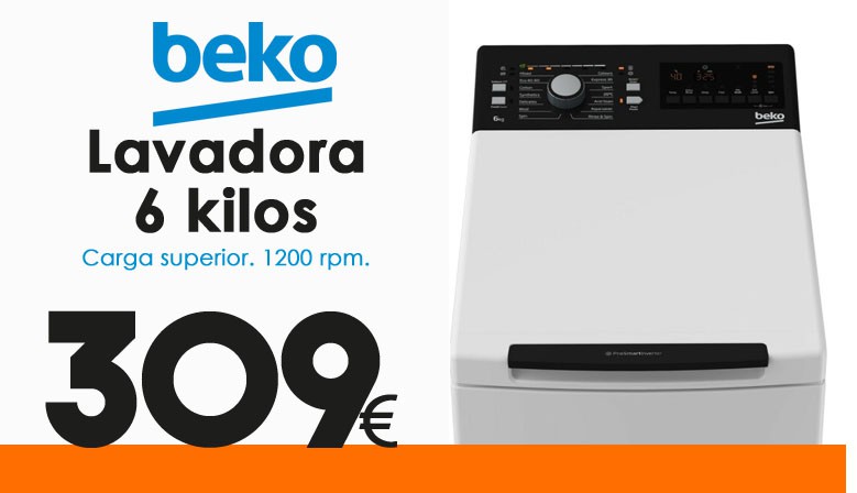 LAVADORA BEKO 6 KILOS